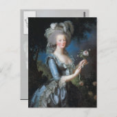 Marie Antoinette Postkarte (Vorne/Hinten)