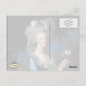 Marie Antoinette Postkarte (Rückseite)