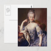 Marie Antoinette Postkarte (Vorne/Hinten)