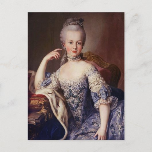 Marie Antoinette Postkarte (Vorderseite)