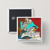 Marie Antoinette Public Service Announction Funny Button (Vorne & Hinten)