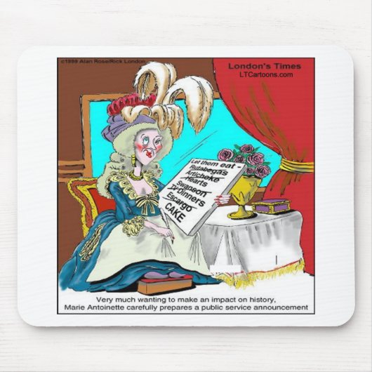 Marie Antoinette Public Service Announction Funny Mousepad (Vorne)