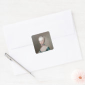 Marie Antoinette Quadratischer Aufkleber (Umschlag)
