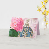Marie Antoinette Redoute Blume Grußkarte Karte (Gelbe Blume)