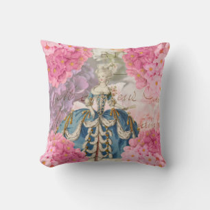 Marie Antoinette Redoute Blume Throw Kissen