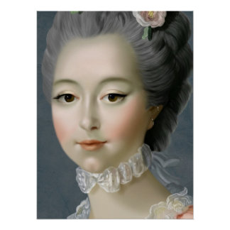 Marie Antoinette – Romantic Rococo Portrait Poster