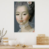 Marie Antoinette – Romantic Rococo Portrait Poster (Küche)