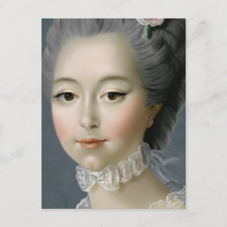 Marie Antoinette – Romantic Rococo Portrait Postkarte