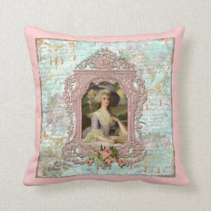 Marie Antoinette Rosa Kissen
