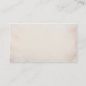 Marie Antoinette rosa Vintage Visitenkarte (Rückseite)