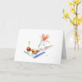 Marie- Antoinette Rose Karte (Gelbe Blume)