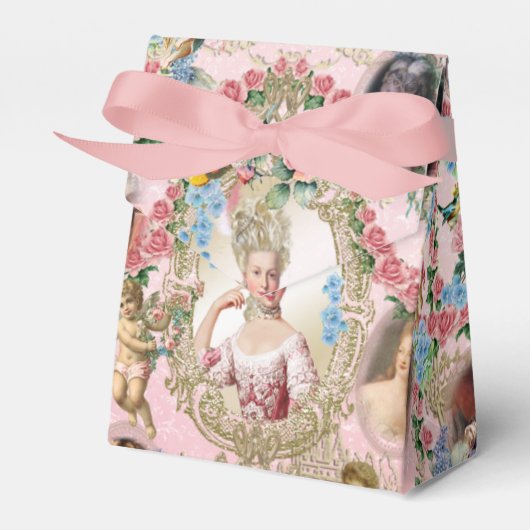 Marie Antoinette Rose of Versailles Favor Box Geschenkschachtel (Vorderseite)