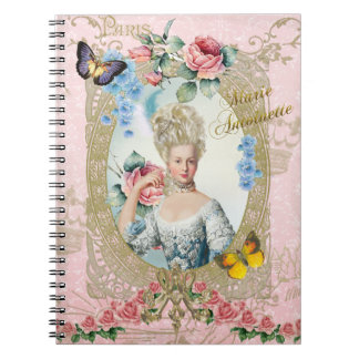 Marie Antoinette Rose von Versailles-Notizbuch Notizblock