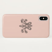 Marie Antoinette Royal initial rosane Handyhülle Case-Mate iPhone Hülle (Rückseite (Horizontal))
