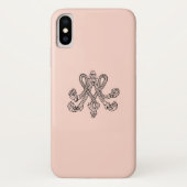 Marie Antoinette Royal initial rosane Handyhülle Case-Mate iPhone Hülle (Rückseite)