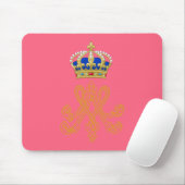 Marie Antoinette Royal Monogram Mousepad (Mit Mouse)