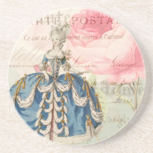 Marie Antoinette Sandstone Getränkeuntersetzer (Vorne)