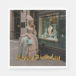 Marie Antoinette Schaufensterbummel Alles Gute zum Serviette