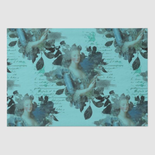 Marie Antoinette Seidenpapier (Vorderseite)