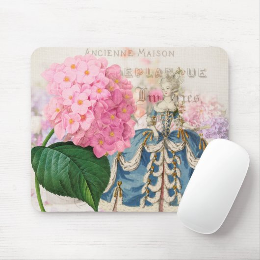 Marie Antoinette Shabby Mousepad (Mit Mouse)
