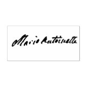 Marie Antoinette Signature Gummistempel (Prägung)