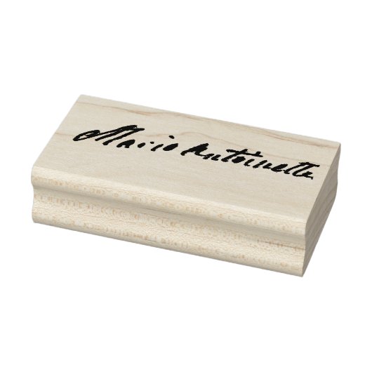 Marie Antoinette Signature Gummistempel (Stempel)