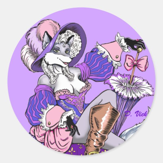 Marie Antoinette Sticker (Vorderseite)