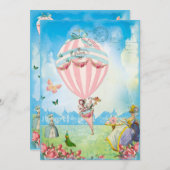 Marie Antoinette Tee im Party Versailles Rasen Einladung (Vorne/Hinten)