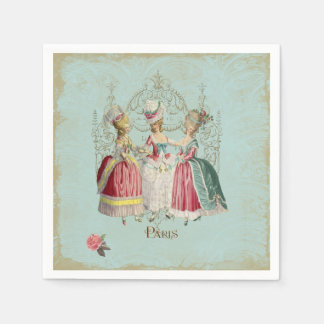 Marie Antoinette Three Ladys in Wart Serviette