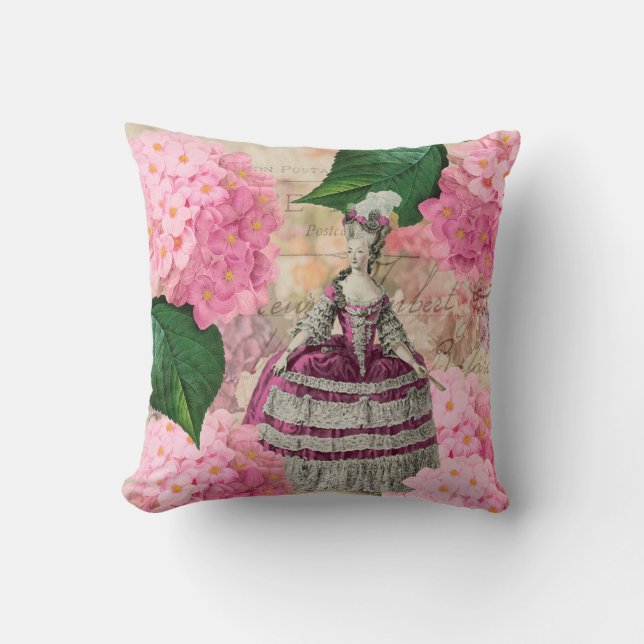 Marie Antoinette Throw Kissen (Vorderseite)