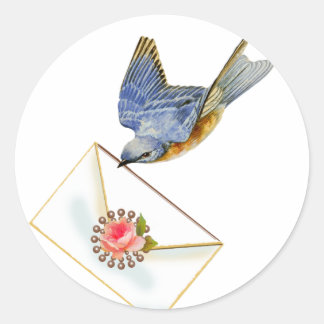 Marie Antoinette und Bluebird Art Stickers Tags