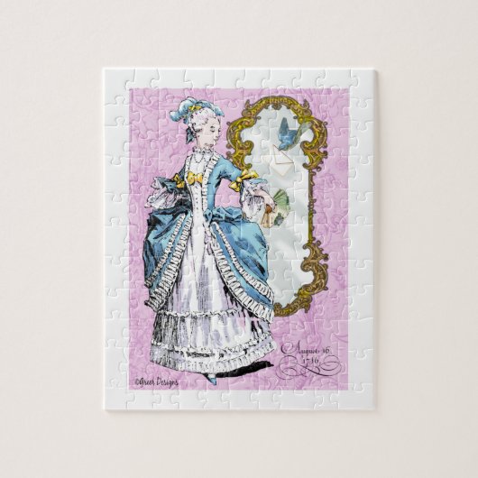 Marie Antoinette und Bluebird Puzzle (Vertikal)