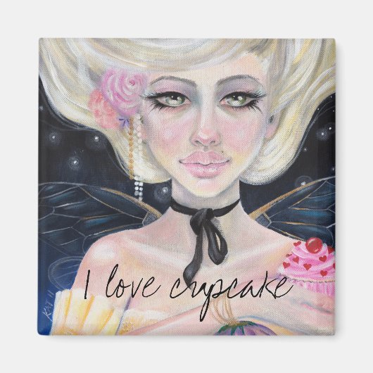 Marie Antoinette und der Kirschkuchen Magnet (Vorne)