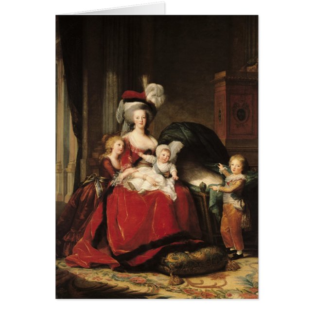 Marie-Antoinette und ihre Kinder, 1787 (Vorne)