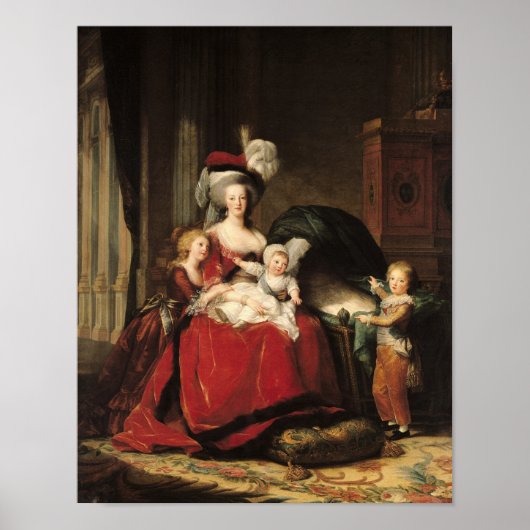 Marie-Antoinette und ihre Kinder, 1787 Poster (Vorne)