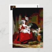 Marie Antoinette und ihre Kinder ~ Postkarte (Vorne/Hinten)