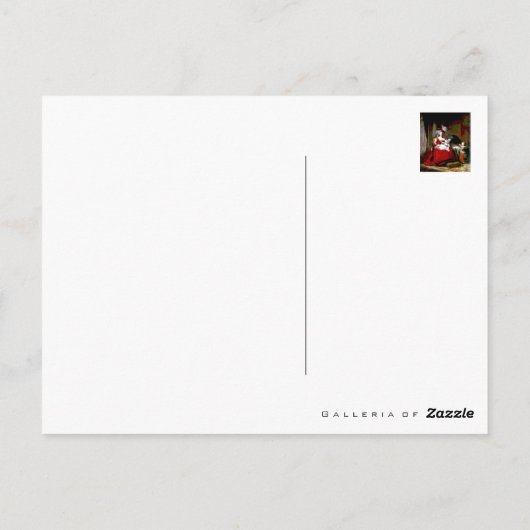 Marie Antoinette und ihre Kinder ~ Postkarte (Rückseite)
