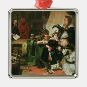 Marie Antoinette und ihre Kinder Silbernes Ornament