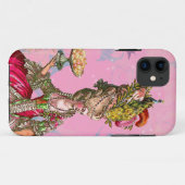 Marie Antoinette und Peacock Case-Mate iPhone Hülle (Rückseite (Horizontal))