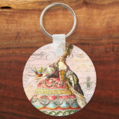 Marie Antoinette und Pink Paris Schlüsselanhänger (Vorderseite)