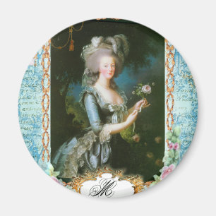 Marie Antoinette und Rosen Magnet