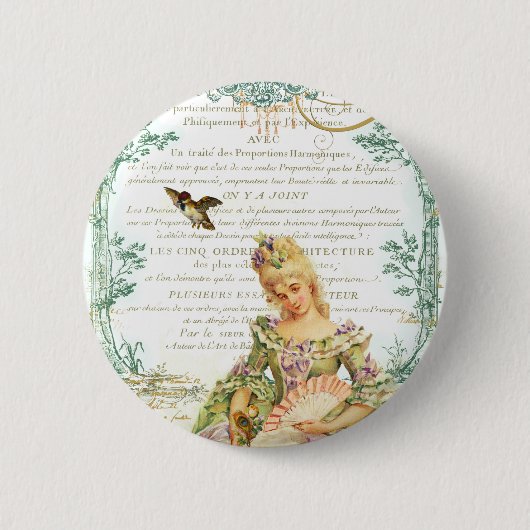 Marie Antoinette und Sparrow Button (Vorderseite)