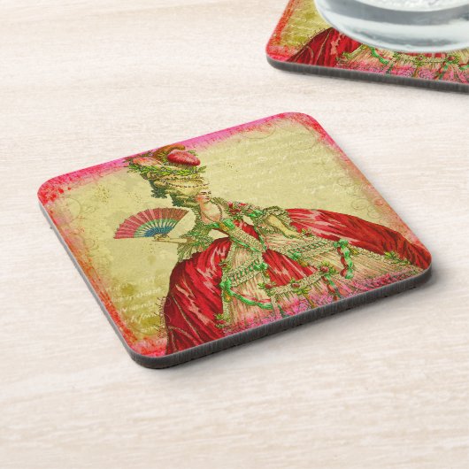 Marie Antoinette Untersetzer-Set Getränkeuntersetzer (Linke Seite)