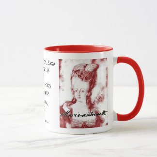 Marie Antoinette Unterzeichnungs-Tasse Tasse