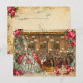 Marie Antoinette Versailles Ball Postkarten (Vorne/Hinten)