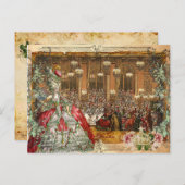 Marie Antoinette Versailles Ball Postkarten (Vorne/Hinten)