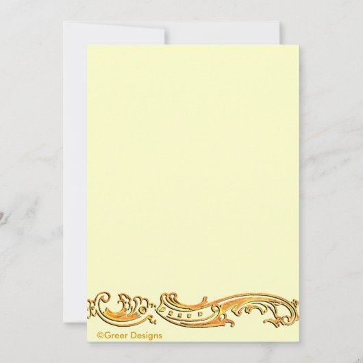 Marie Antoinette Versailles Party Einladung (Rückseite)