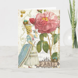 Marie Antoinette Versailles Stationery Garden Rose