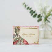 Marie Antoinette Versailles Visitenkarte-Schablone Visitenkarte (Stehend Vorderseite)