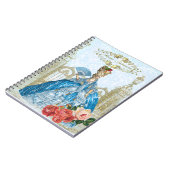 Marie Antoinette Verseilles Blue notebook Notizblock (Linke Seite)